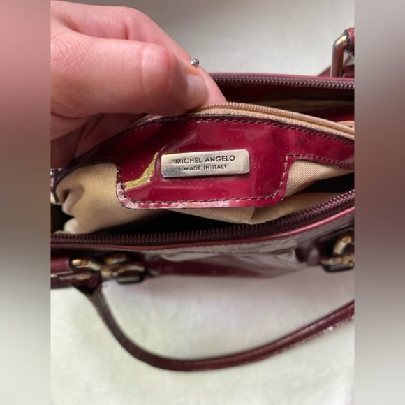 Vintage Michel Angelo red patent leather red purse - Picture 9 of 16